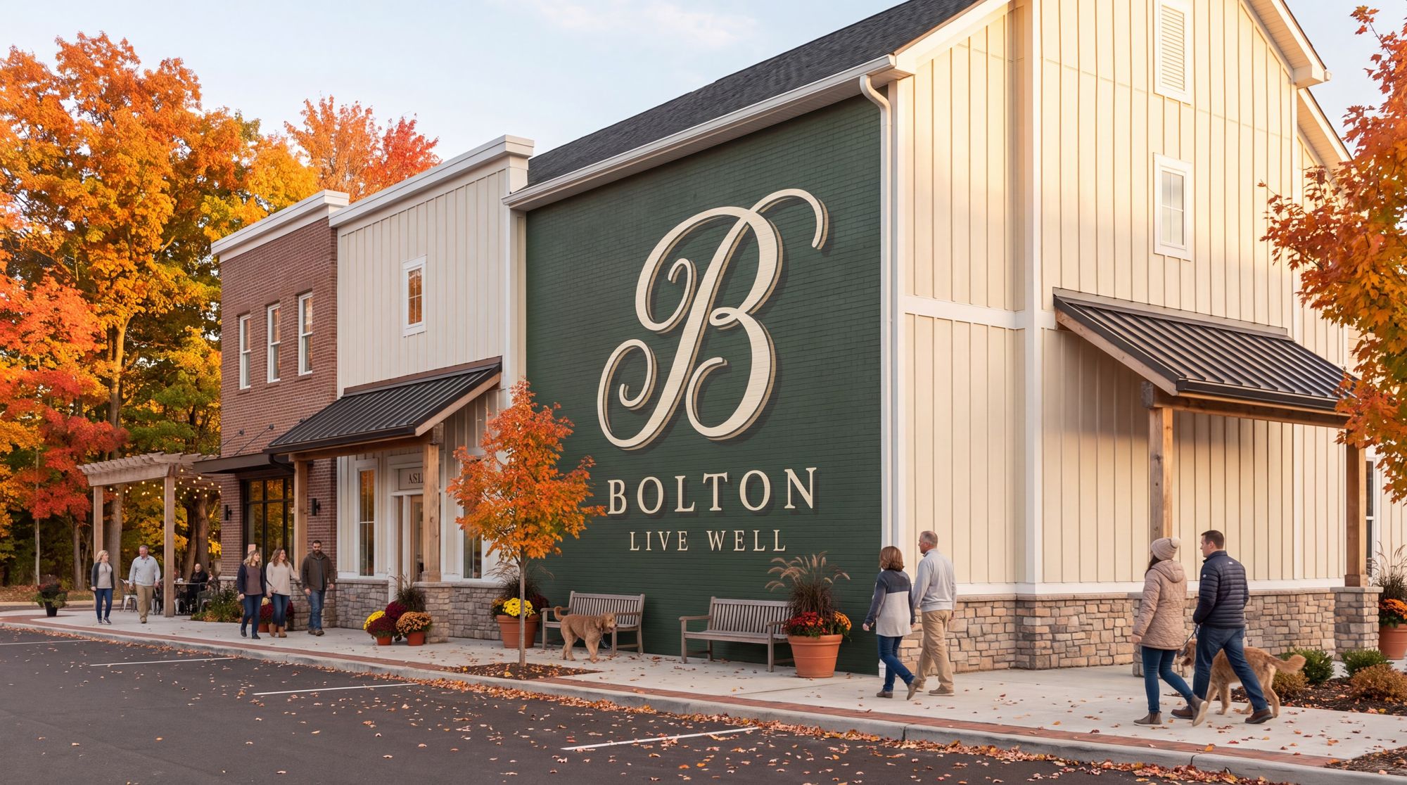 The Bolton mural on a community building